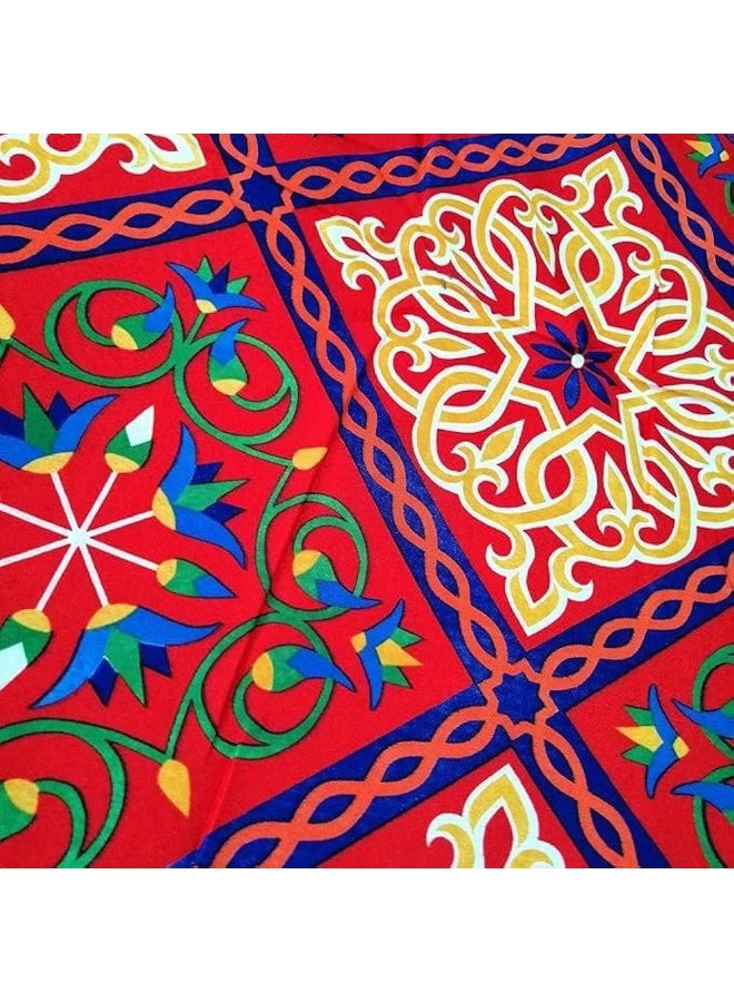 مفرش ترابيزة بتصميم خيامية لديكور رمضان، مقاس متر - Image 3